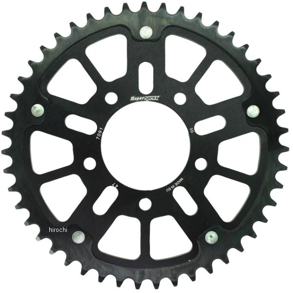 SUPERSPROX リアスプロケット ステルス 520-47T 黒