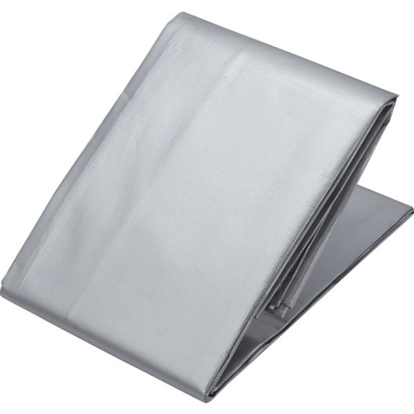 868-4437 ターピー エコサーティシートUV＃4000 シルバー 1.8m×1.8m