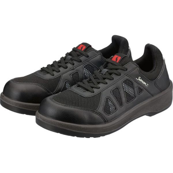 8911BK22.0 353-9692  プロスニーカー 短靴 8911ブラック 22.0 黒