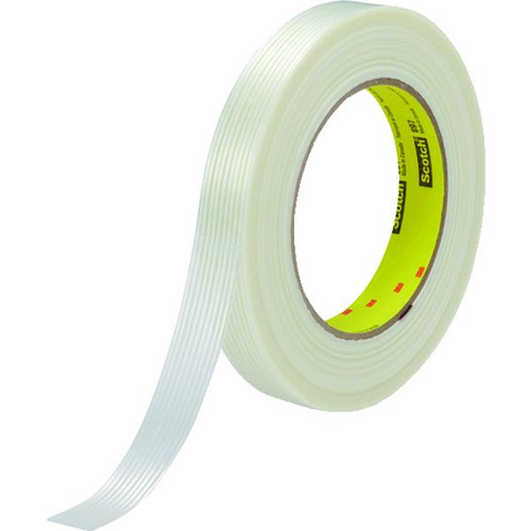 89718X551P 161-2523  フィラメントテープ 897 18mmX55m