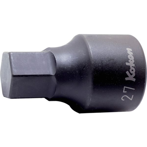 8012M.8017  25.4mm差込 ヘックスビットソケット 全長80mm 17mm