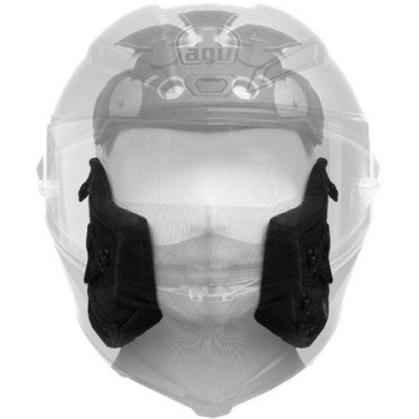 チークパッド PISTA GP RR ASIANFIT グレー/シアン S