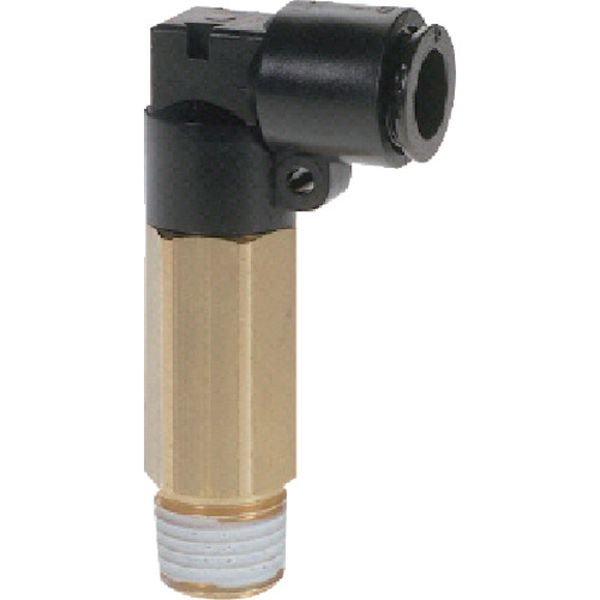 8R02M2L 808-3935  フジロングメイルエルボ(樹脂) 8mm・R1/4