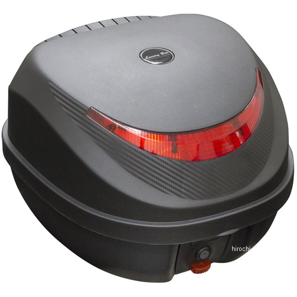 リアボックス 32L PCX150、PCX125 黒/赤 バックレスト、リアキャリア付き