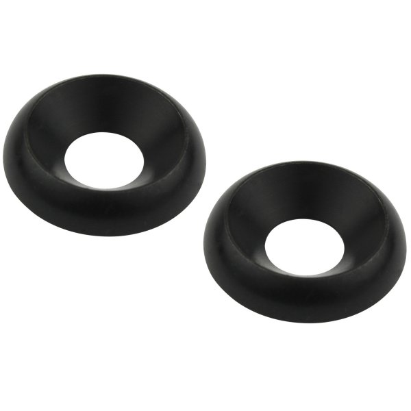 ポッシュ POSH ローゼットワッシャー M6皿ボルト用 2個入り 黒