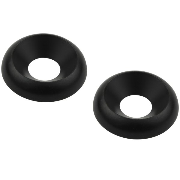 ポッシュ POSH ローゼットワッシャー M8皿ボルト用 2個入り 黒