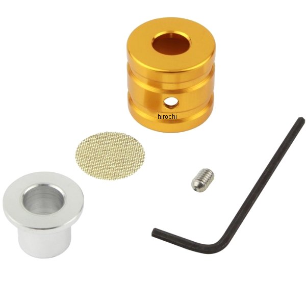 ブリーザーホースエンド 18mm ゴールド