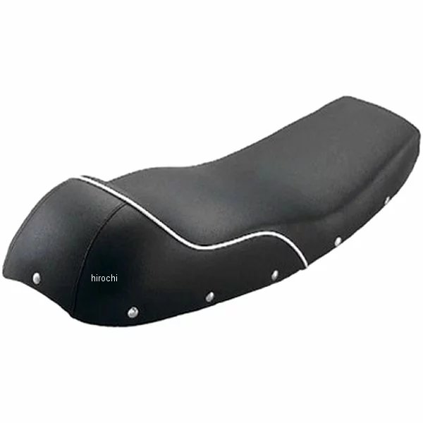 カフェ・スリーシート 08年以前 SR500、SR400 ノーマルタンク用 白パイピング