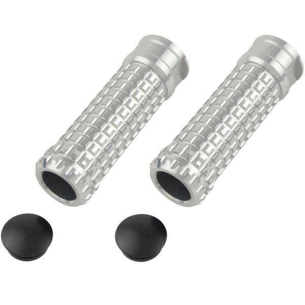 ポッシュ POSH アルミマシンドステップバー モールド ストレート M8タップ シルバー