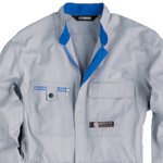 アクトフィットメカニックスーツ ライトグレー BLサイズ