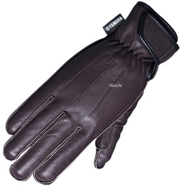 ヤマハ純正 ワイズギア 2023年 秋冬モデル YAG66 ウォッシャブルレザーウインターグローブ ブラウン S