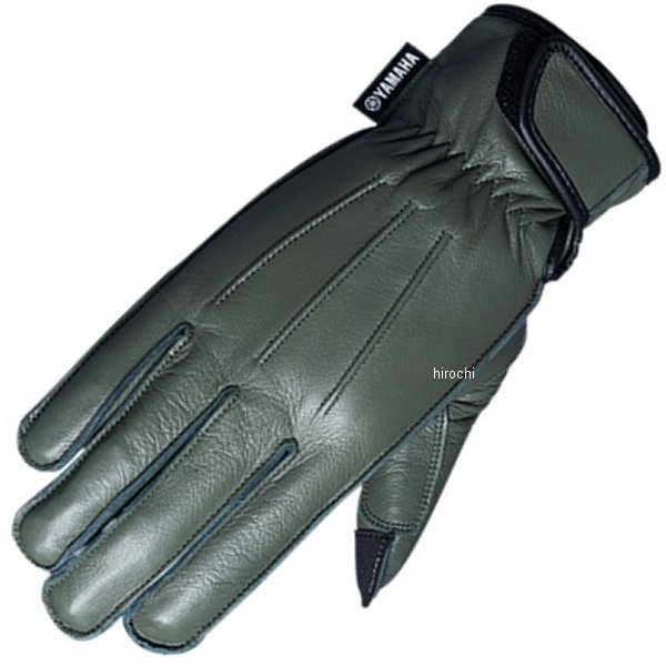 ヤマハ純正 ワイズギア 2023年 秋冬モデル YAG66 ウォッシャブルレザーウインターグローブ カーキ S