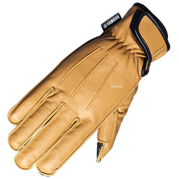 ヤマハ純正 ワイズギア 2023年 秋冬モデル YAG66 ウォッシャブルレザーウインターグローブ キャメル M