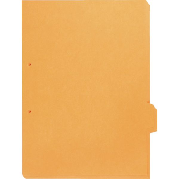 カラ-インデックス5山(単色) オレンジ (20枚入)