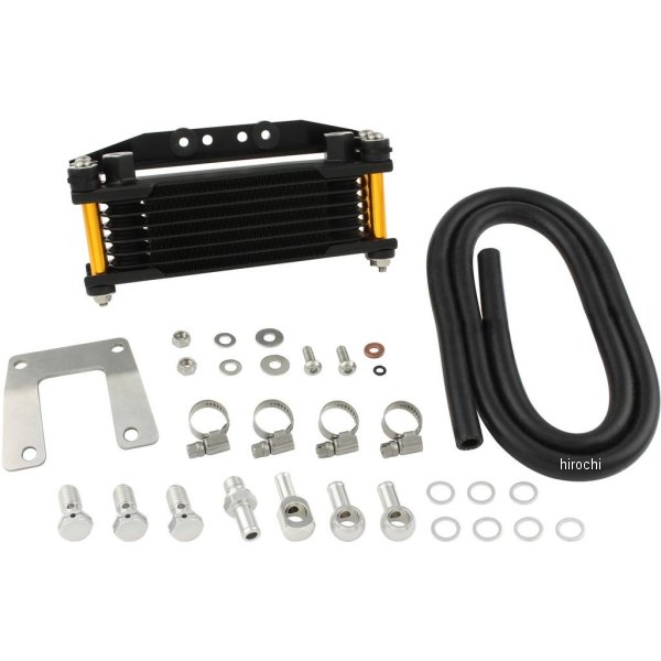 オイルクーラーKIT ヘッドボトムマウント 取り出し無し モンキー、ゴリラ ゴールドパイプ