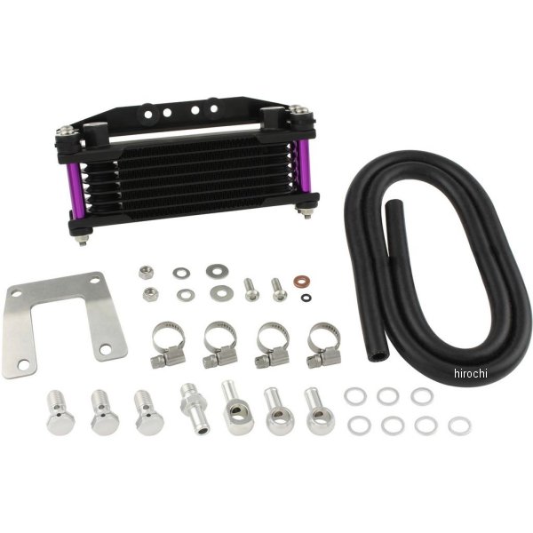 オイルクーラーKIT ヘッドボトムマウント 取り出し無し モンキー、ゴリラ ブルーベリーパイプ