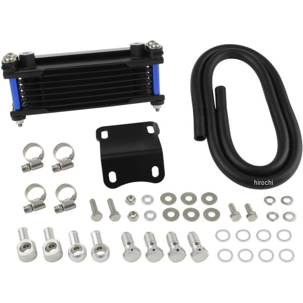 オイルクーラーKIT ヘッドライトボトムマウント 取り出し無し モンキー、ゴリラ ブルーパイプ
