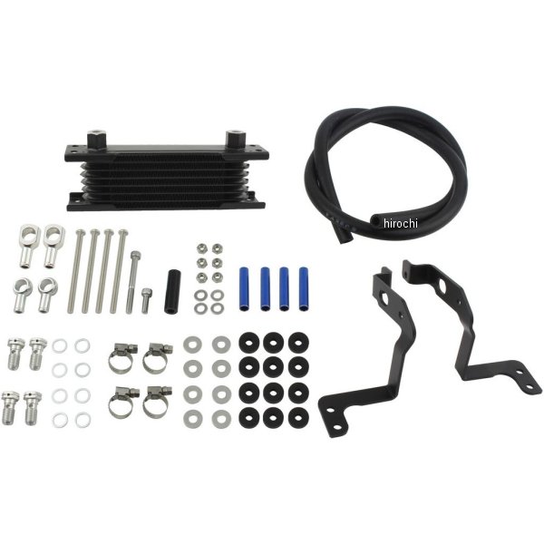 オイルクーラーKIT フレームマウント 取り出し無し モンキー、ゴリラ ブルーパイプ