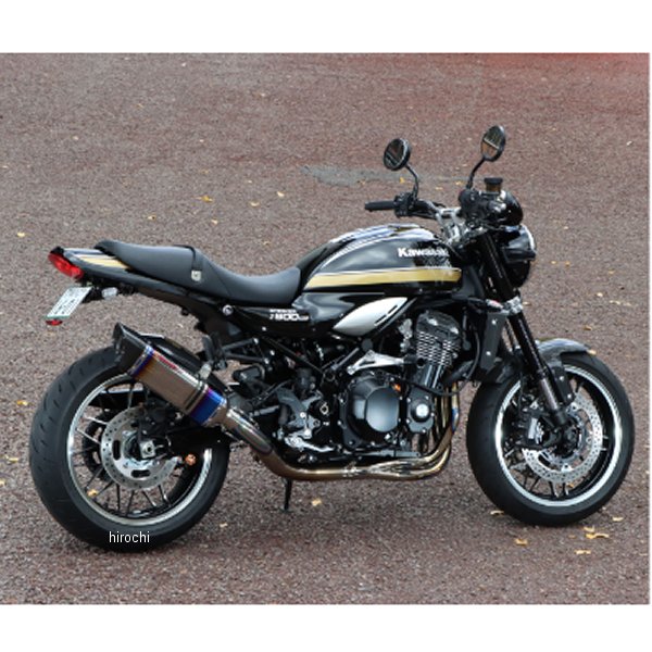 フルエキゾースト INTER MODEL OFF-TypeB 政府認証 23年 Z900RS、Z900RSCAFÉ チタンヒートカラー