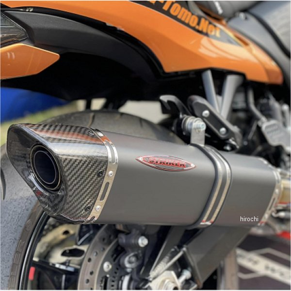 ストライカー フルエキゾースト SC インターモデル OFF-TYPE B 4-2-1 STD シングル 政府認証 ハヤブサ チタンブラック