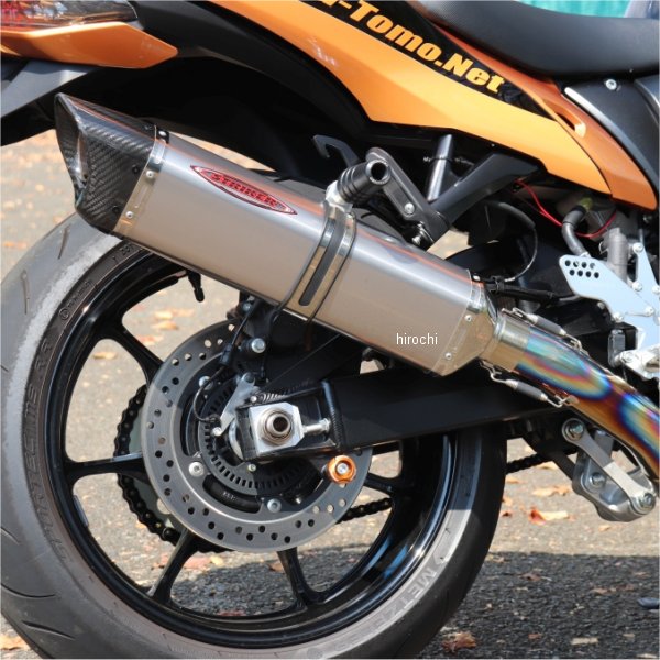 ストライカー フルエキゾースト SC インターモデル OFF-TYPE B 4-2-1 STD シングル 政府認証 ハヤブサ チタンソリッド