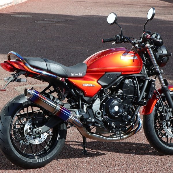 ストリートコンセプトチタンフルエキゾースト JMCA 22年 Z650RS チタンヒートカラー