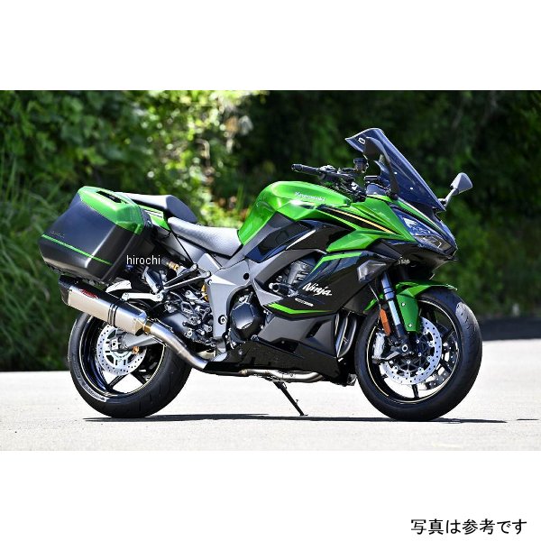 ストライカー  STRIKER フルエキマフラー 純正パニア対応  STDタイプ 25年 カワサキ ニンジャ1100X/SE チタンブラック