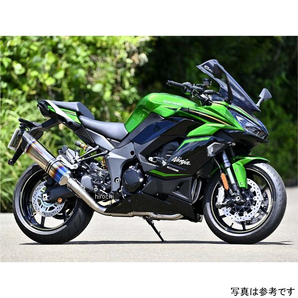 ストライカー  STRIKER フルエキマフラー UPタイプ 25年 カワサキ ニンジャ1100X/SE チタンヒートカラー