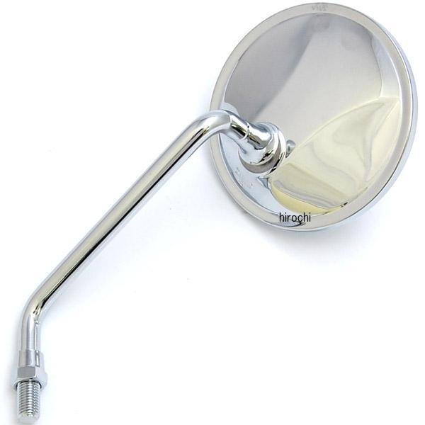 ショートミラーラウンド 10mm 正ネジ 左 クローム