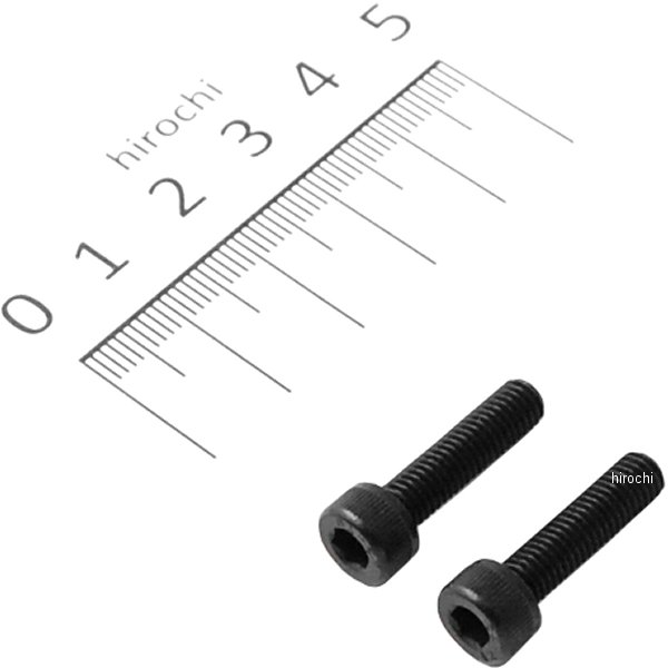 ステンレスブラックキャップボルト M5X20 黒 2個入り