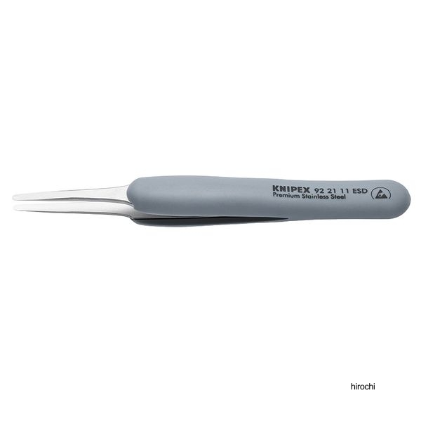 KNIPEX ラバーグリップ付ピンセット 123mm