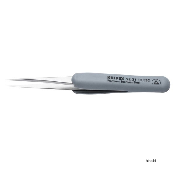 KNIPEX ラバーグリップ付ピンセット 112mm