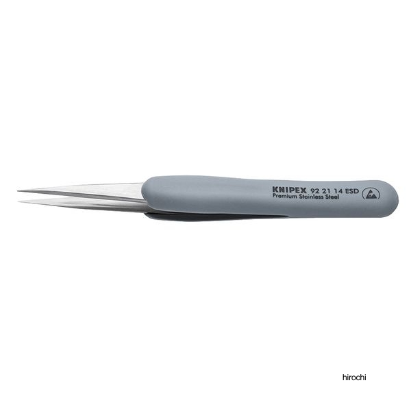 KNIPEX ラバーグリップ付ピンセット 130mm