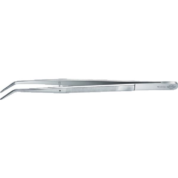 精密ピンセット 155MM ガイドピン付