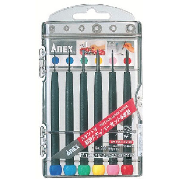 493-5942  P柄精密ドライバーセット6本組