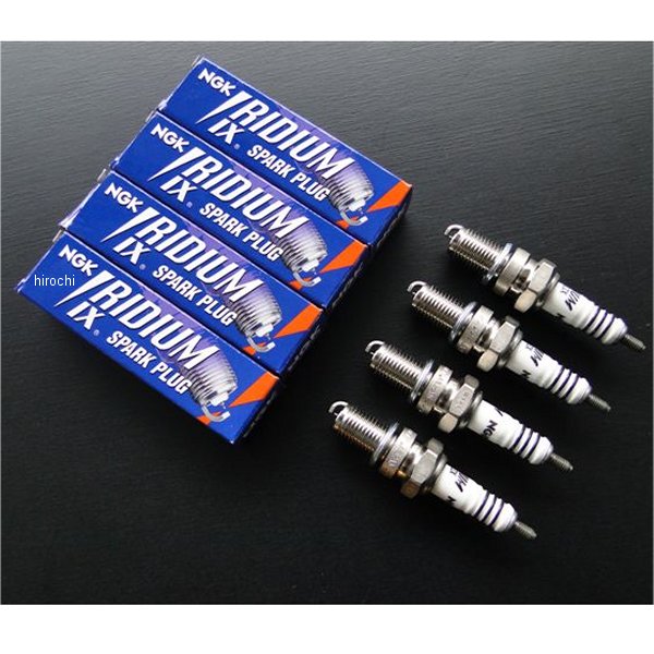 NGKイリジウムプラグ4本セット(DR8EIX) Z400FX、Z400GP、ゼファー400