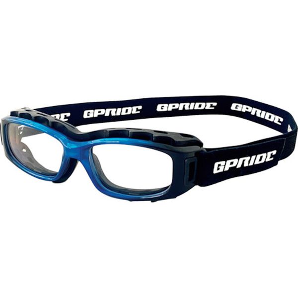 93MBLUE  93M 二眼型セーフティゴーグル ブルー (度なしレンズ)