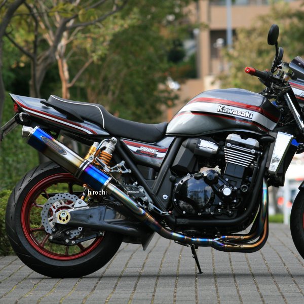 フルエキゾースト SC 4-2-1 STD 真円φ110/480 JMCA 09年-17年 ZRX1200 DAEG チタンヒート