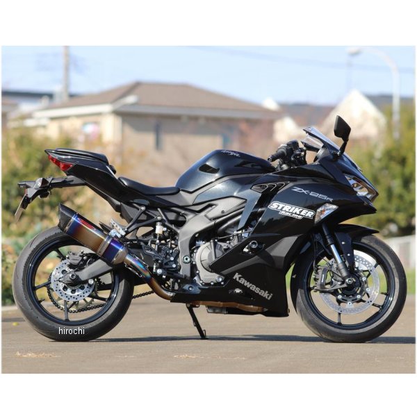 ストライカー STRAIKER INTER MODEL SCフルエキゾースト OFF-Type B JMCA 21年以降 Ninja ZX-25R/SE チタンヒートカラー