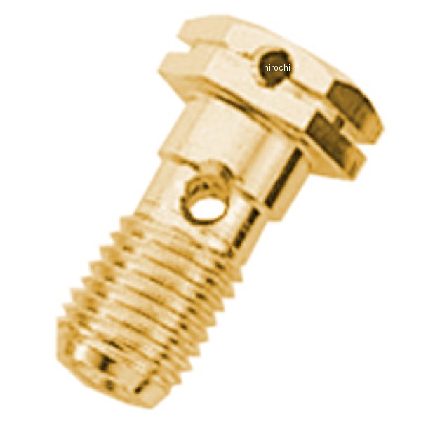 バンジョーボルト シングル M10-P1.0 ゴールド