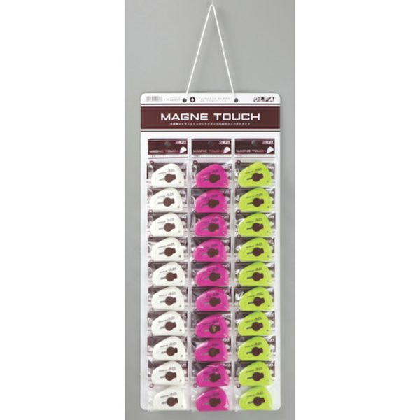 808-5536  マグネタッチ(30個吊り下げ台紙) 30個入り