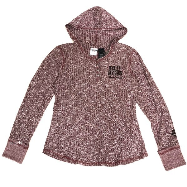 ハーレー純正 新品 プルオーバーパーカー ニット 赤 Sサイズ