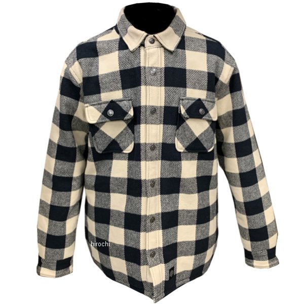 ハーレー純正 新品 シャツジャケット ヴィンテージ チェック 白/黒 Sサイズ