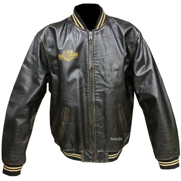 ハーレー純正 新品 レザー ボンバー ジャケット 黒 XLサイズ