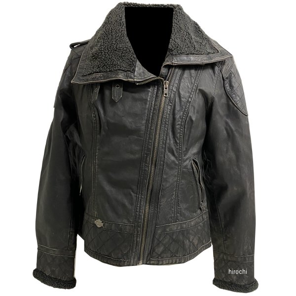 ハーレー純正 新品 レザージャケット MIA 黒 レディース Mサイズ