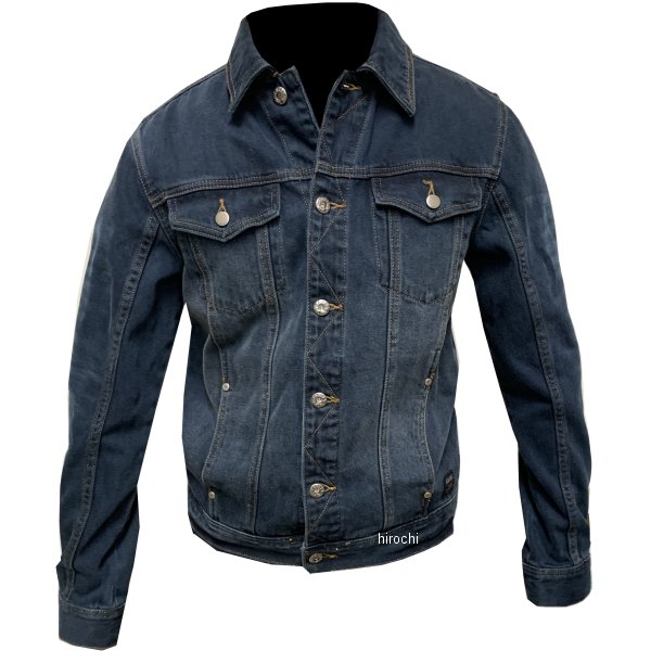 ハーレー純正 新品 トラッカー ジャケット ブラッシュド デニム 青 Sサイズ