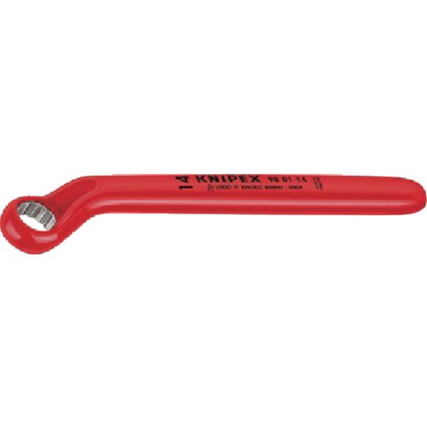 ＫＮＩＰＥＸ　絶縁片口メガネレンチ　１３ｍｍ