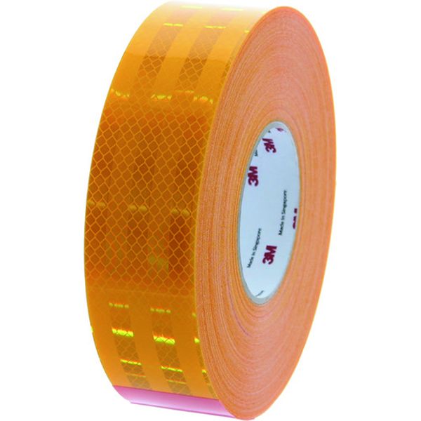 9837153.5 194-7815  DGコンスピキュイティ反射シート 53.5mmX50m 黄色