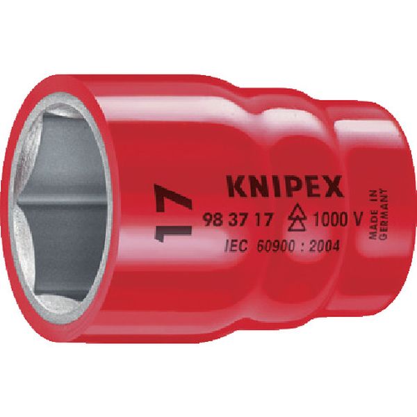ＫＮＩＰＥＸ　絶縁ソケット　３／８Ｘ１９ｍｍ