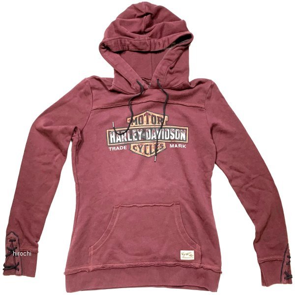 ハーレー純正 新品 プルオーバーパーカー 赤 レディース Sサイズ